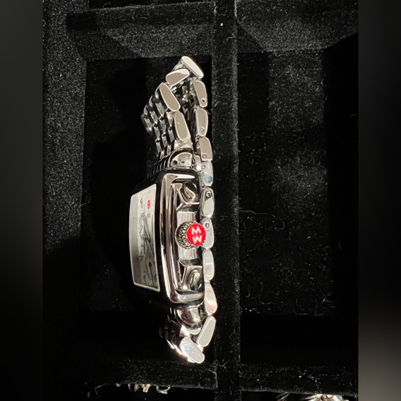 Michele Deco Diamond Chronograph Bracelet Watch, 33mm - Picture 4 of 16